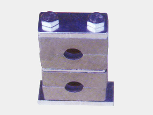 Aluminum alloy double layer pipe clamp (outer hexagon)